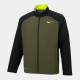 Nike Dri-FIT Τζάκετ Χακί Μαύρο /pre owned
